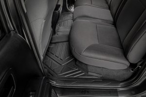 Toyota Tacoma Flex-Fit Floor Mats - Front + Rear - Rough Country - '16-'23